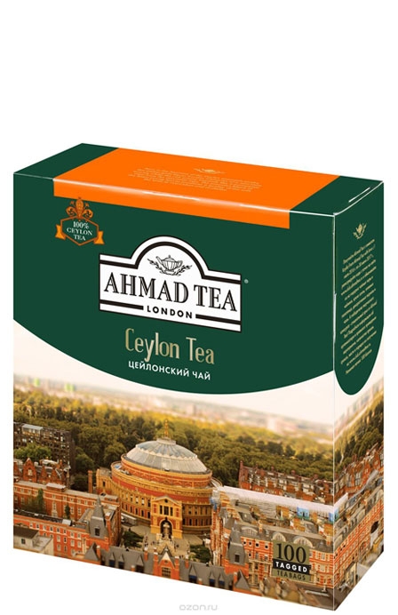 Чай Ahmad Tea - Ceylon Tea 100 пак.