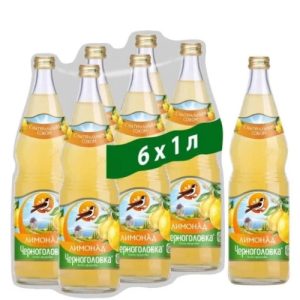 Лимонад Черноголовка - Оригинальный 1л стекло